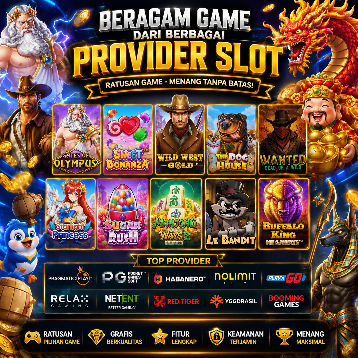 Koleksi Game Play’n GO Terbaik yang Menawarkan Pengalaman Bermain Menarik